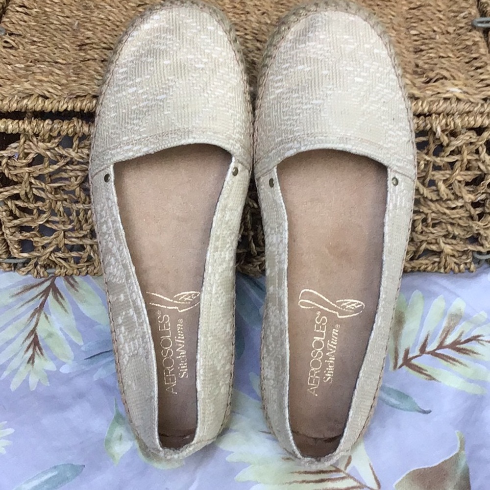 Aerosoles Solitaire Stitch n Turn Summer Flats 8.5